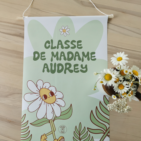 Bannière personnalisée - Marguerite