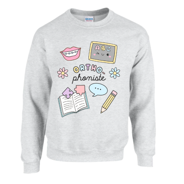 Crewneck ORTHOPHONISTE (PRÉCOMMANDE)