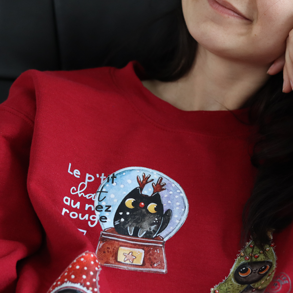 Crewneck Chats de Noël
