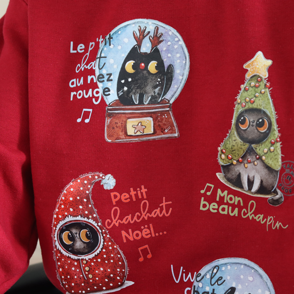 Crewneck Chats de Noël