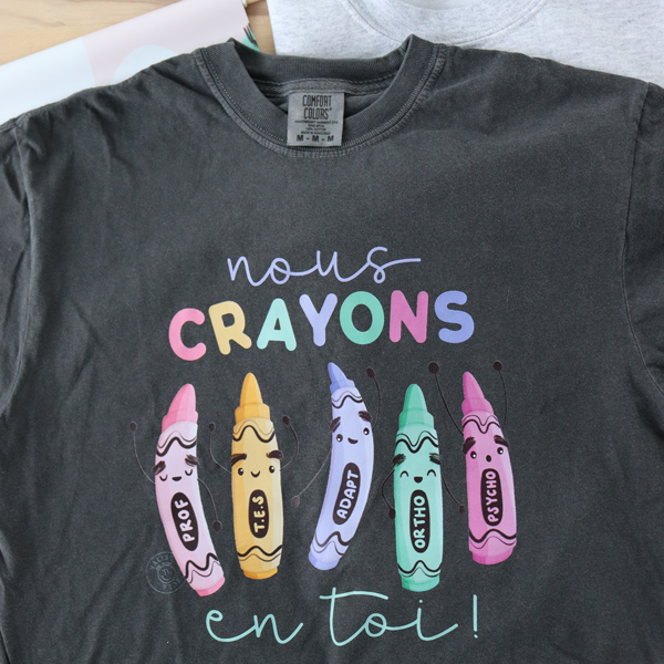 T-shirt CRAYONS
