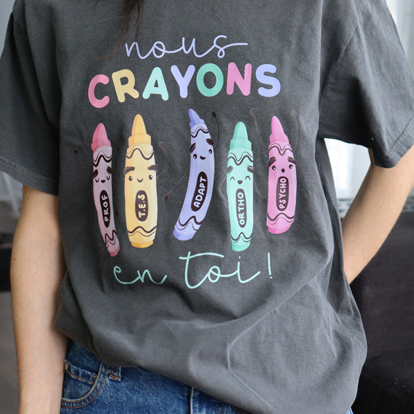 T-shirt CRAYONS