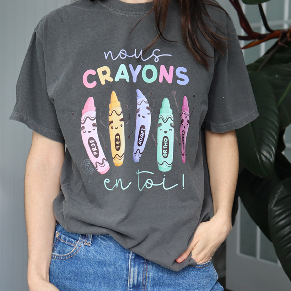 T-shirt CRAYONS