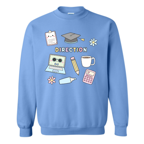 Crewneck DIRECTION (PRÉCOMMANDE)
