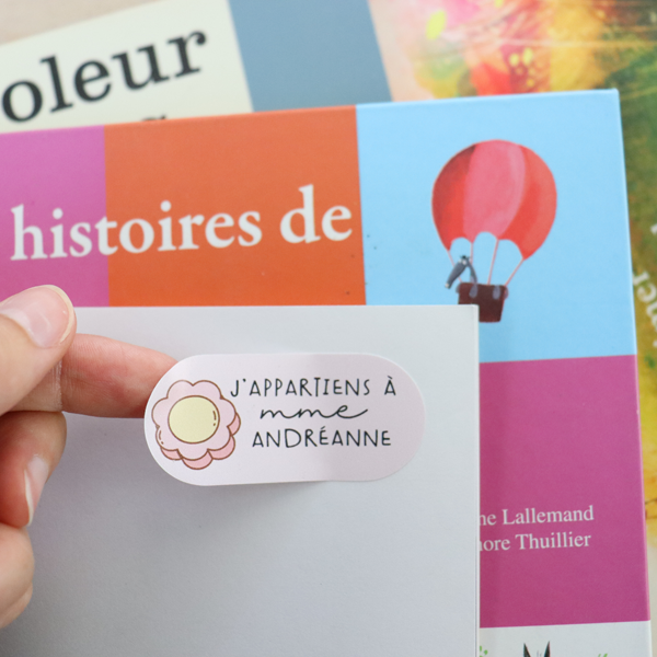 Autocollants personnalisés d'identification - 6 feuilles