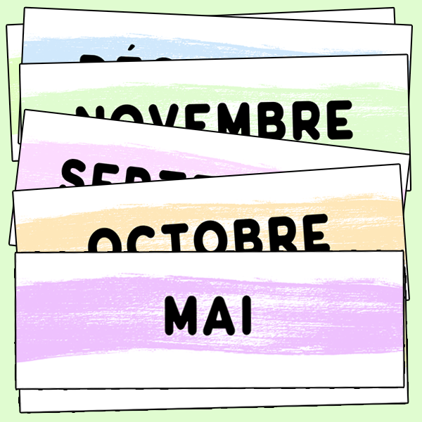 Rallonge - Mois de l'année