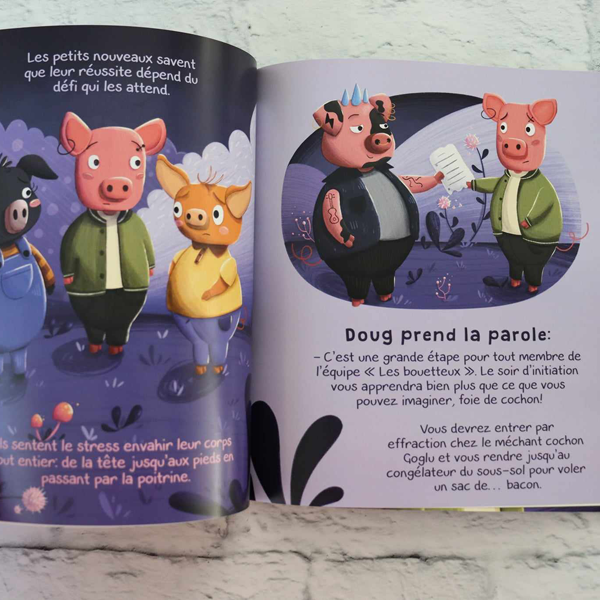Le cochon qui aimait le bacon - Album jeunesse