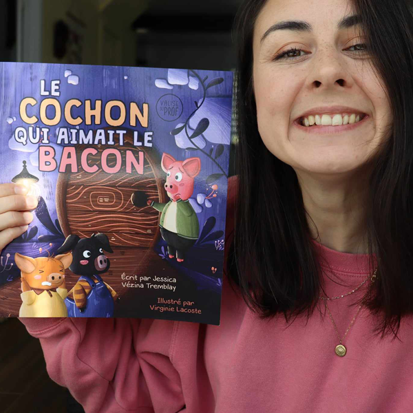 Le cochon qui aimait le bacon - Album jeunesse