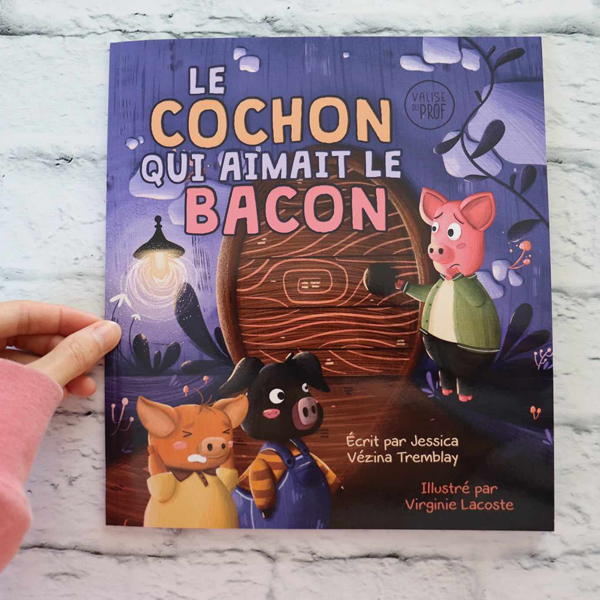 Le cochon qui aimait le bacon - Album jeunesse