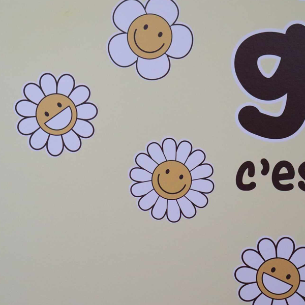Autocollant mural - Grandir