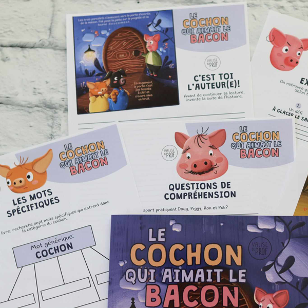 Activités - Le cochon qui aimait le bacon