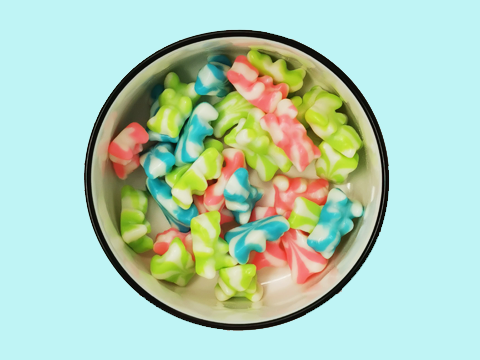 Bonbons - Oursons lait frappé (X)