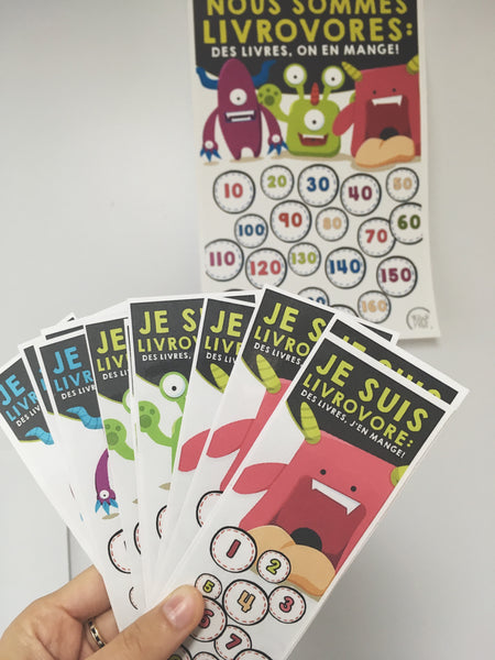 Affiches + signets Livrovore à poinçonner