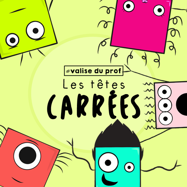 Cliparts Les têtes carrées