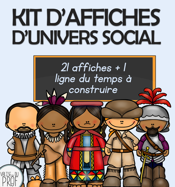 Affiches d'univers social - cycle 2
