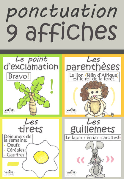 37 Affiches de français