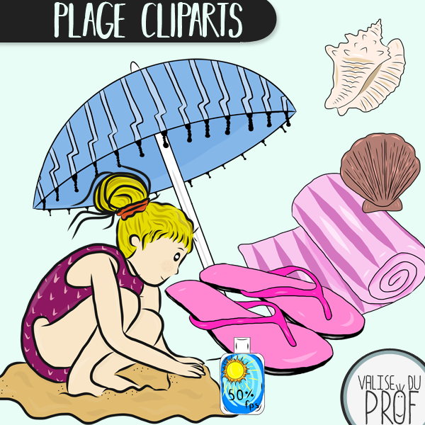 Cliparts plage