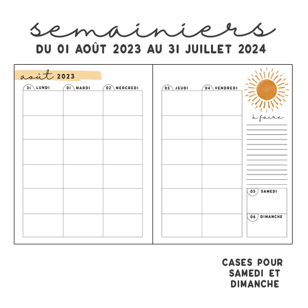 Planificateur 2023-2024 PDF