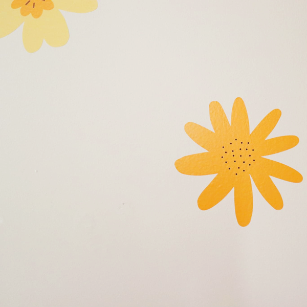 Autocollant mural - Fleurs