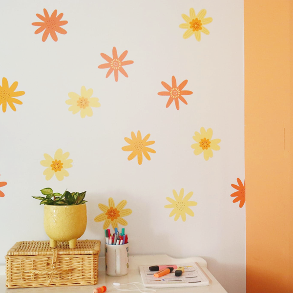 Autocollant mural - Fleurs