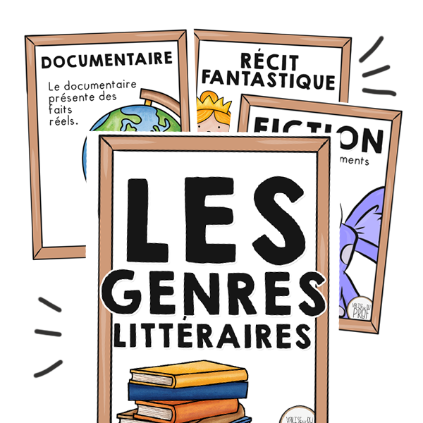 Affiches des genres littéraires