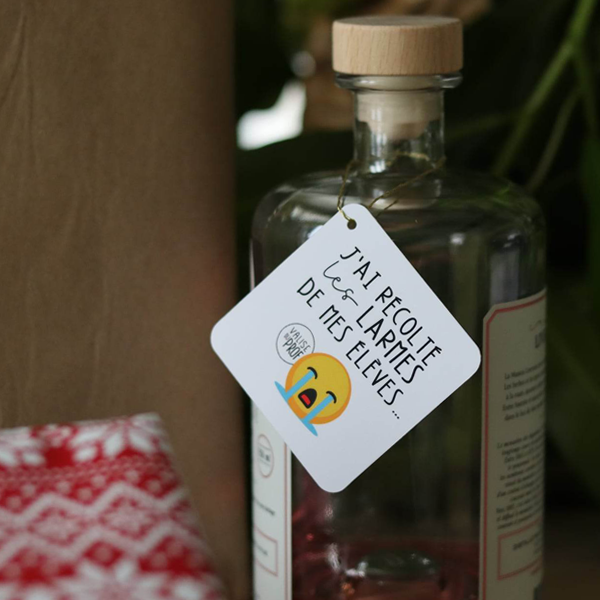 Étiquette bouteille humoristique