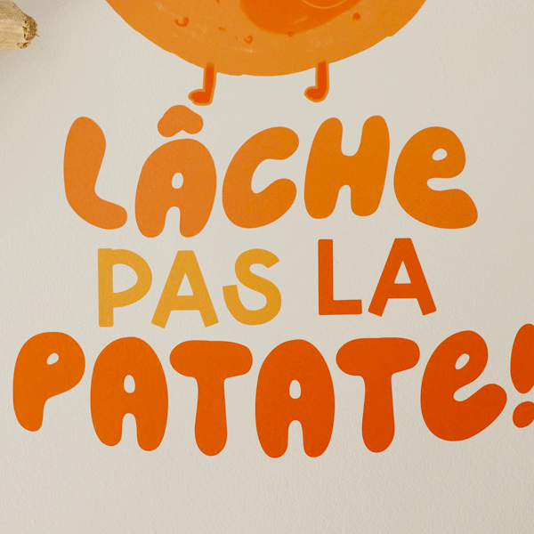 Autocollant mural - Patate