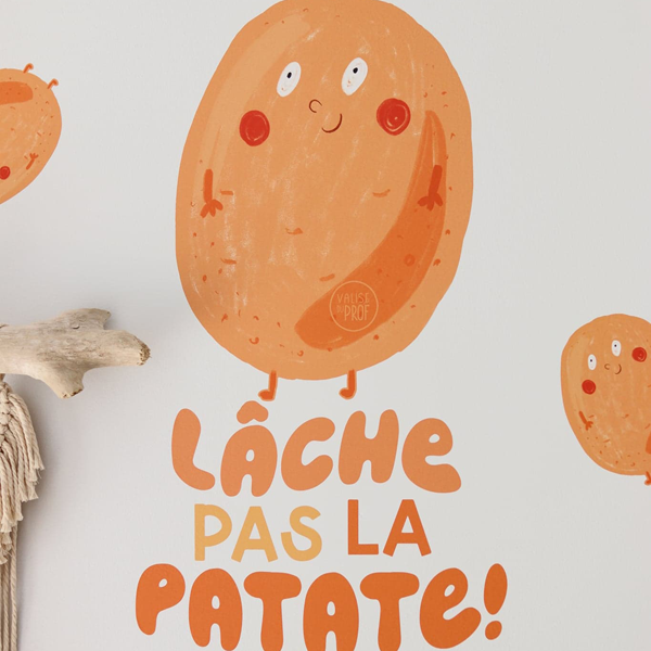 Autocollant mural - Patate