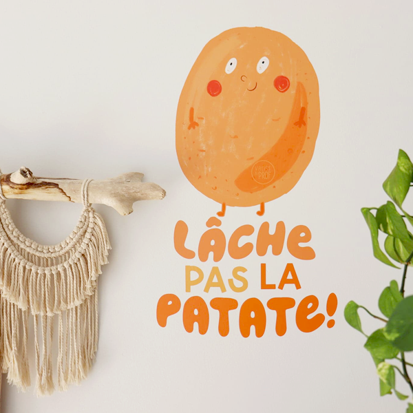 Autocollant mural - Patate