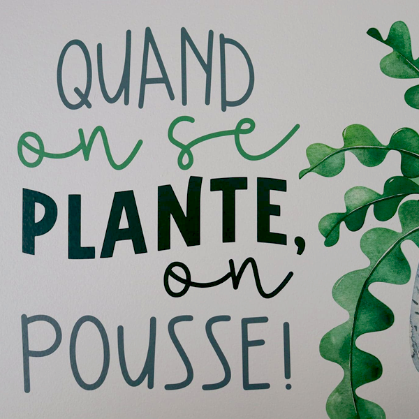 Autocollant mural - Plante