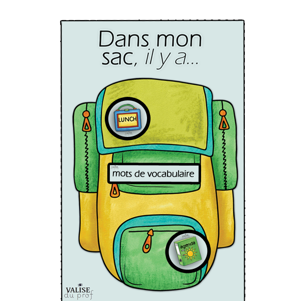 Affiche - Dans mon sac, il y a...