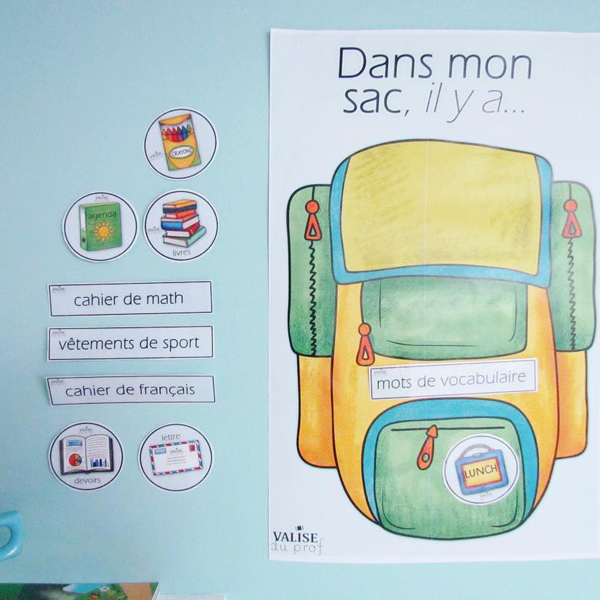 Affiche - Dans mon sac, il y a...