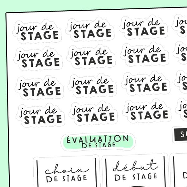 Collection - Étudiant - 4 feuilles
