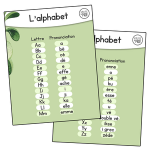 Abécédaire (prononciation simple)