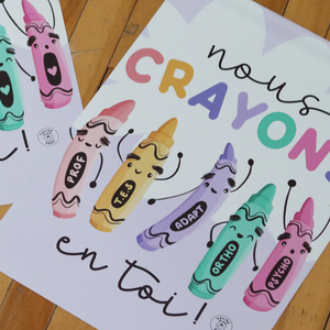 Bannière - CRAYONS (2 choix)
