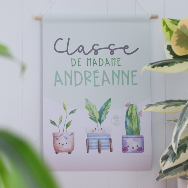 Bannière personnalisée - Plantes vertes