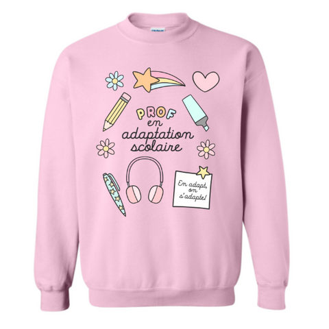 Crewneck PROF D'ADAPTATION SCOLAIRE (PRÉCOMMANDE)