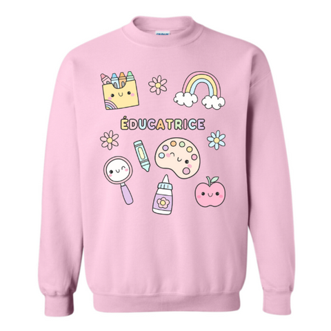 Crewneck ÉDUCATRICE (PRÉCOMMANDE)