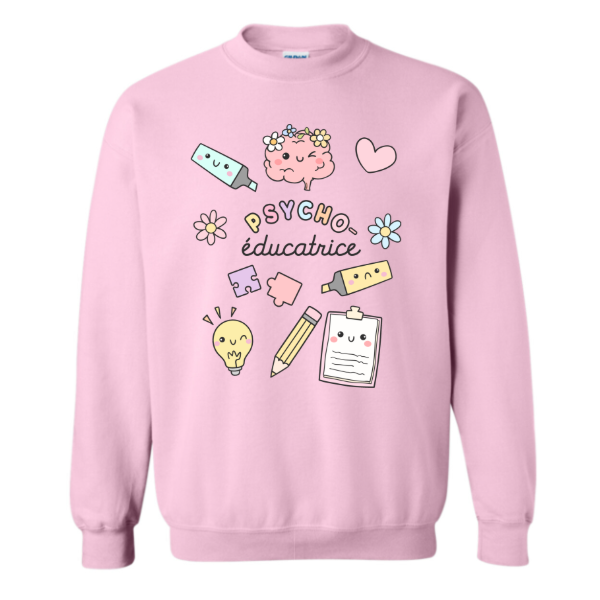Crewneck PSYCHOÉDUCATRICE (PRÉCOMMANDE)
