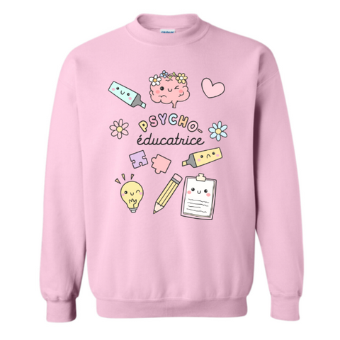 Crewneck PSYCHOÉDUCATRICE (PRÉCOMMANDE)