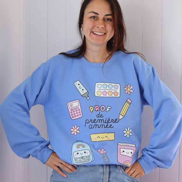 Crewneck PROF AU SECONDAIRE (PRÉCOMMANDE)