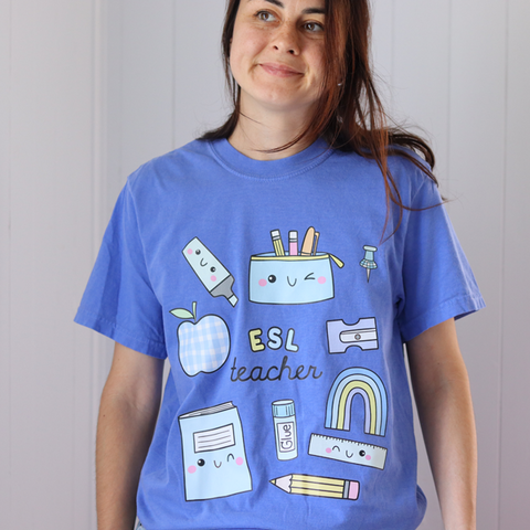 T-shirt ESL TEACHER (PRÉCOMMANDE)