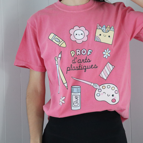 T-shirt PROF D'ARTS PLASTIQUES