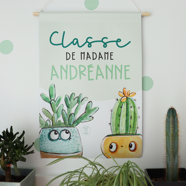 Bannière personnalisée - Cactus