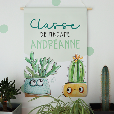 Bannière personnalisée - Cactus