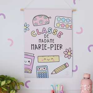 Bannière personnalisée - Articles scolaires
