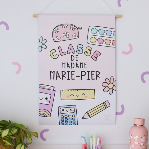 Bannière personnalisée - Articles scolaires