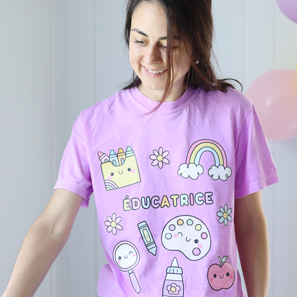 T-shirt ÉDUCATRICE (PRÉCOMMANDE)