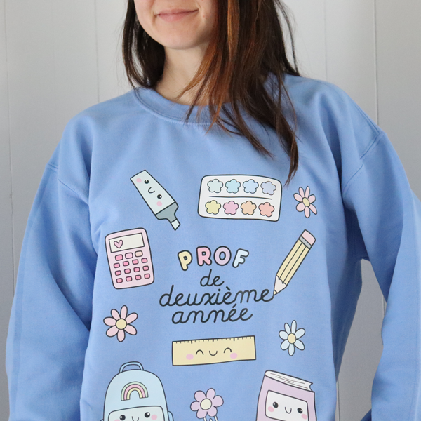Crewneck PROF DE DEUXIÈME ANNÉE (PRÉCOMMANDE)