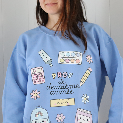 Crewneck PROF DE DEUXIÈME ANNÉE (PRÉCOMMANDE)